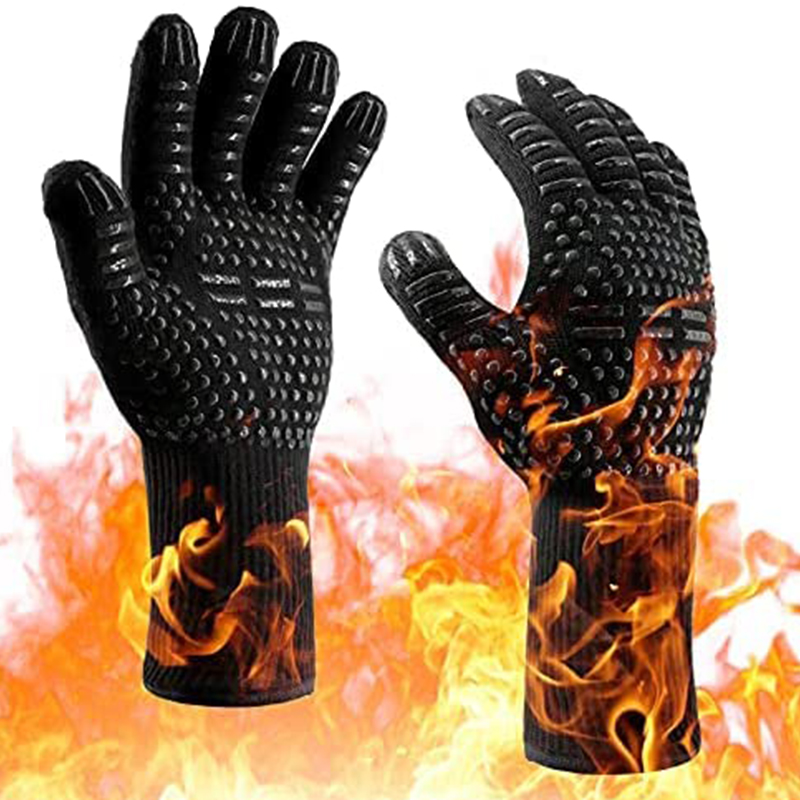 Oven Mitt Silicone - 1 Çift Fırın Eldiveni, Fırın Eldiveni,